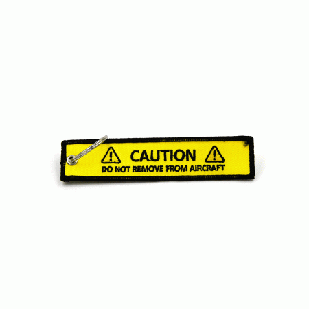 KEYCHAIN REMOVE BEFORE FLIGHT CAUTION DA