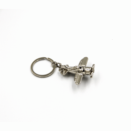 KEYCHAIN RING FIGHTER PLANE P51