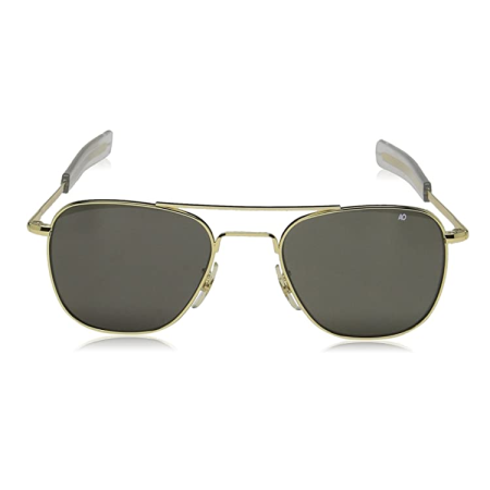 AMERICAN OPTICAL 57MM GOLD FRAME DARK LE