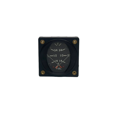 CFI FUEL INDICATOR GAUGE DUAL 2-1/4