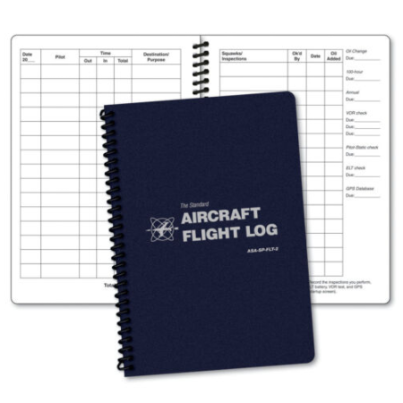 ASA LOGBOOK FLIGHT CREW LOG ASA-SP-FC