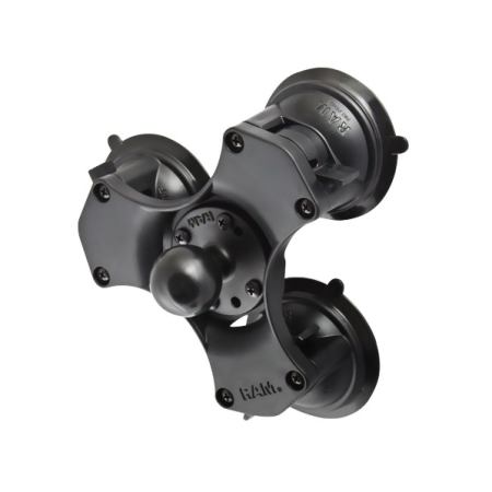 RAM MOUNTS KIT 4 SUCTION TRIPLE MOUNT RAP-365-224-1U (C-SIZE)