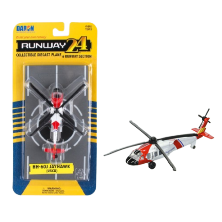 RUNWAY-24 HH-60J COAST GUARD HELICOPTER RW075