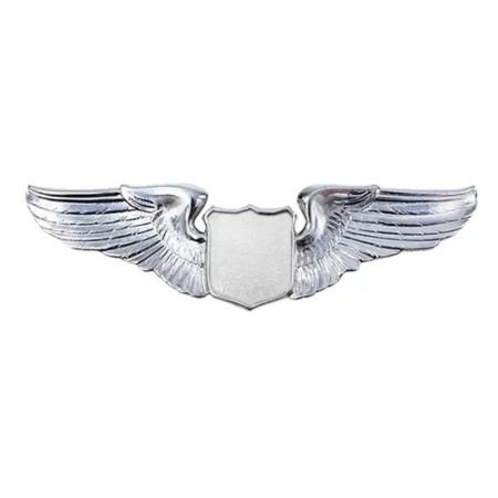 WINGS PILOT SMALL TACKETTE SILVER (3.8CM)