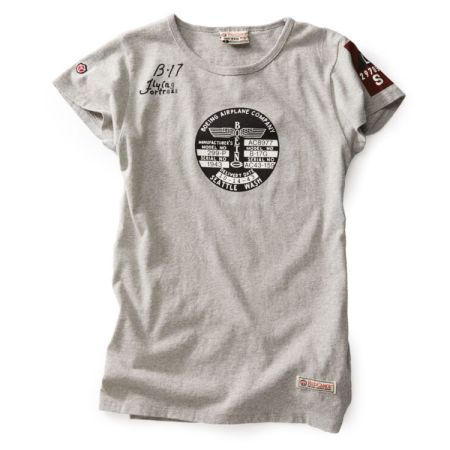 RED CANOE BRANDS SHIRT B17 LADY (3) LARGE L-SST-B17-01-GY-LG