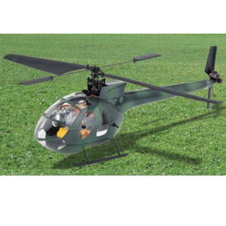 FUZELAGEM HUGHES 500 VERDE