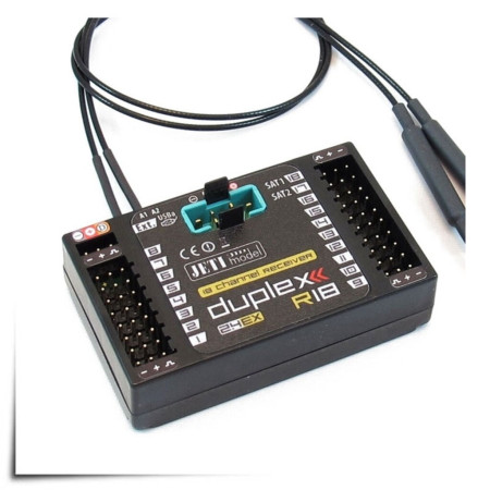 RECEPTOR JETI 18CH DUPLEX R18 W/TELEMETRY JETIR18US