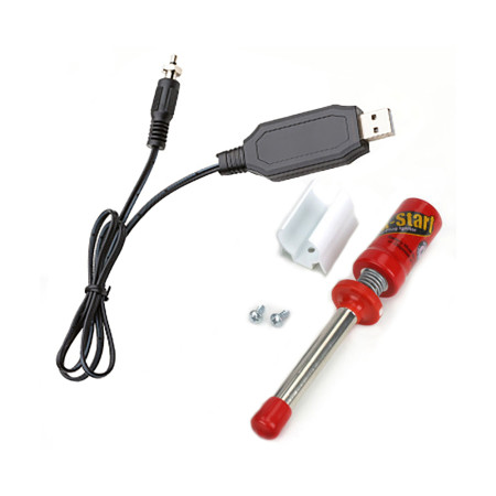 DUBRO KWIK START VELA XL GLOW DRIVER W/USB CHARGER DUB668