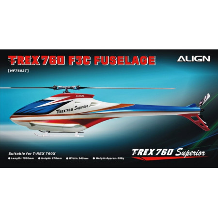 TR760 F3C FUSELAGE BLUE HF7602T