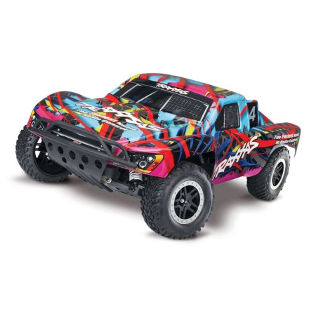 CARRO TRAXXAS 1/10 NITRO SLASH RTR 2WD TSM HAWAIIAN 44056-3
