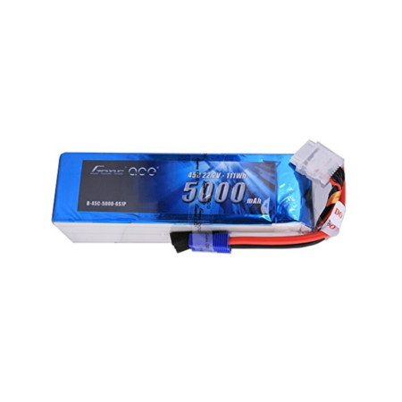 GENS ACE 22.2V 5000MA 45C LIPO EC5 PLG