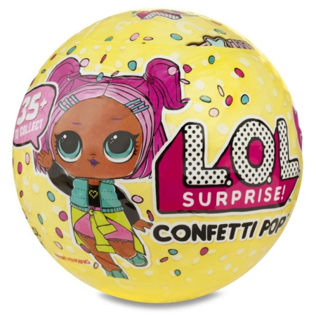 BONECA LOL SURPRISE AMARELO CONFETI *ORIGNAL*