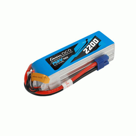 GENS ACE 14.8V 2200MAH 45C LIPO EC3 PLUG