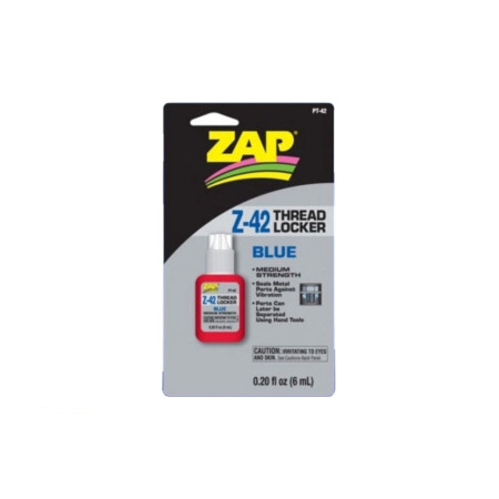 COLA ZAP Z-42 MEDIUM STRENGTH THREAD LOCK .20OZ PT-42