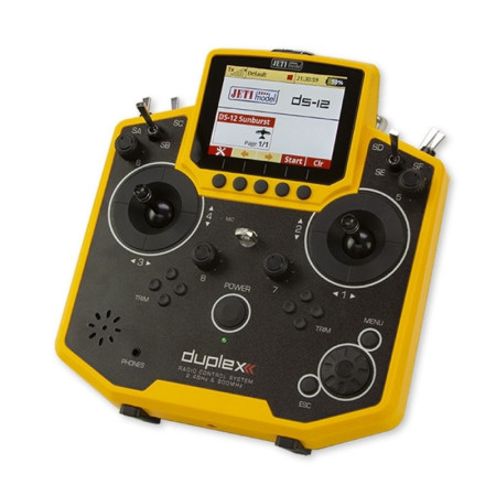 RADIO JETI 16CH DUPLEX DS-12 BASIC EX MULTIMOD M2 YELLOW US