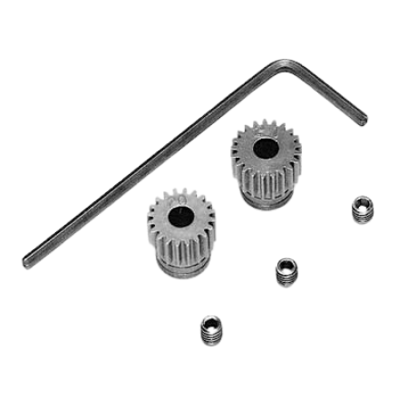 TAMIYA ACC PINION SET 20/21T 0.4 (FOR TAMIYA F1) 53101