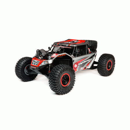 CARRO LOSI 1/6 SUPER ROCK REY 4WD RTR ROCK RACER AVC LOS05016T2 BLACK