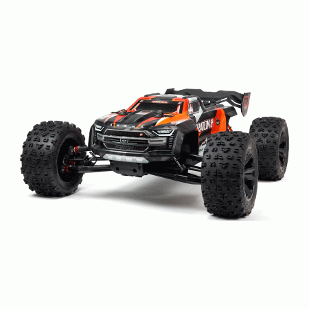 CARRO ARRMA KRATON 8S MONST 4WD BLX MT ORANGE ARA110002BT2