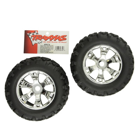 RODA TRAXXAS 17MM 6.3 T&W GEODE CHRM/MAXX 5674