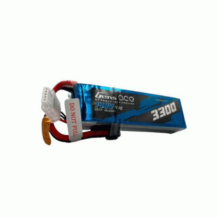 GENS ACE 14.8V 3300MA 45C LIPO EC3 AND DEANS ADAPTER