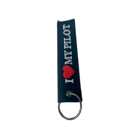 KEYCHAIN REMOVE BEFORE FLIGHT I LOVE MY PILOT