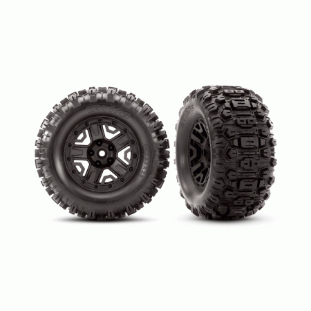 RODA TRAXXAS SLEDGEHAMMER EXTREME TERRAIN 2.8 BLK 6792