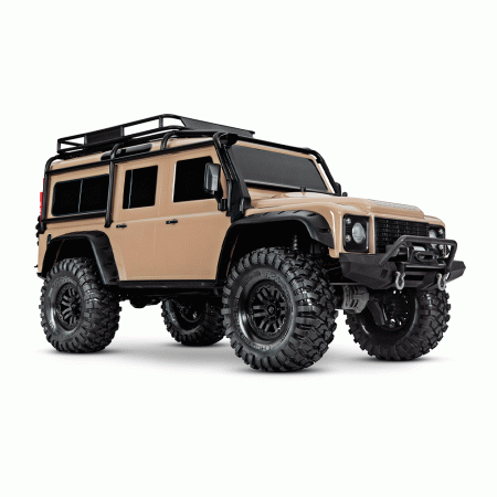 CARRO TRAXXAS 1/10 TRX-4 LAND ROVER DEFENDER CRAWLER SAND 820564