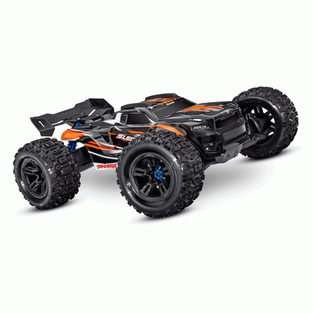 CARRO TRAXXAS 1/8 SLEDGE BLX 6S 4WD TQI ORANGE 95076-4