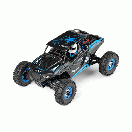 CARRO WLTOYS 1/12 ACROSS HORSE POWER 50KM 4WD WATERPROOF BLUE 12427-B