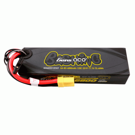 GENS ACE 11.1V 6800MAH 120C BASHING LIPO EC5 PLUG