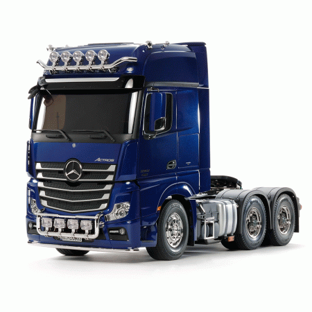 SEMI-TRUCK TAMIYA 1/14 RC MERCEDES-BENZ ACTROS 3363 6X4 BLUE 56354