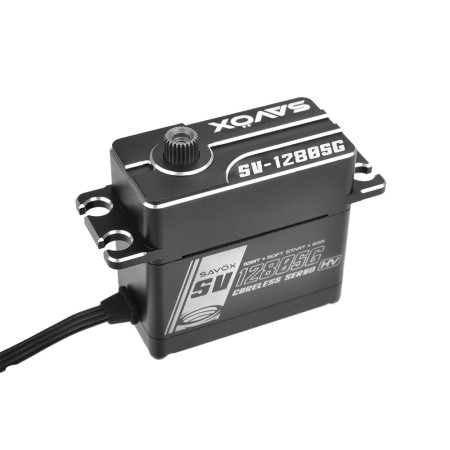 SAVOX SERVO SV-1280SG HV BLACK EDITION 8.4V 55KG 0.12S (CORELESS)