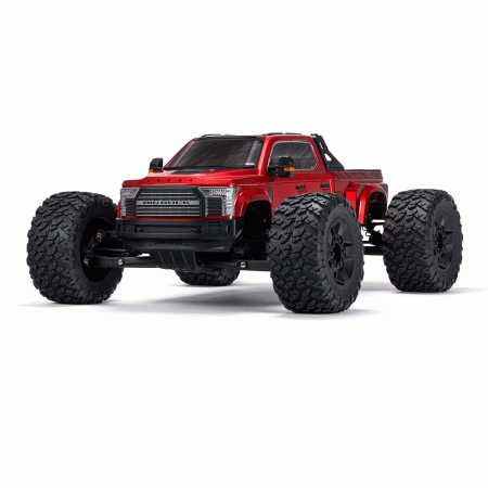CARRO ARRMA 1/7 BIG ROCK 6S 4WD BLX MONSTER RTR RED ARA7612T2 (C/FEIA)