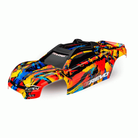 BOLHA TRAXXAS E-REVO SOLAR FLARE PAINTED 8612