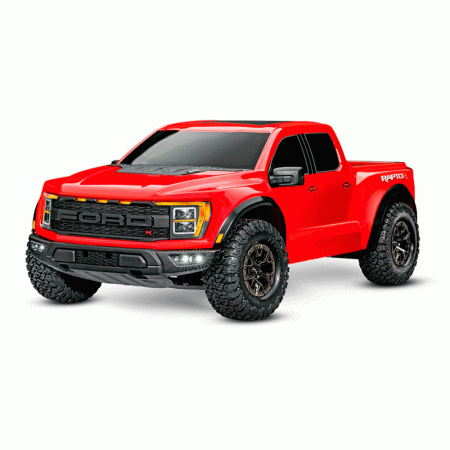 CARRO TRAXXAS 1/10 FORD F-150 RAPTOR R 3S 4WD TQI RED 101076-4
