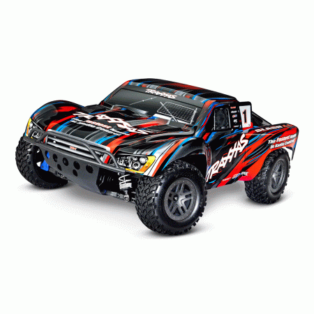 CARRO TRAXXAS 1/10 SLASH 4WD BLX 2S TQ RED 68154-4