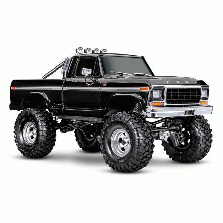CARRO TRAXXAS 1/10 TRX-4 FORD 79 F-150 RANGER XLT TQI BLACK 92046-4