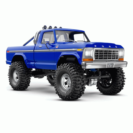 CARRO TRAXXAS 1/18 TRX-4M FORD F-150 CRAWLER 4WD TQ BLUE 97044-1