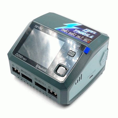 CARREGADOR SKYRC D200NEO AC/DC 800W SMART CHARGER SK-100196-01