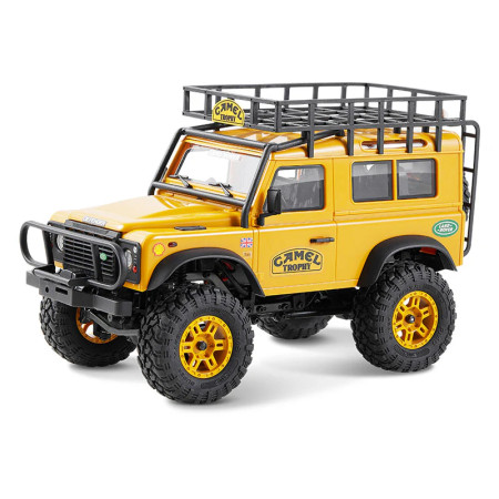 CARRO FMS 1/24 FCX24M LAND ROVER DEFENDER 90 RTR YELLOW FMS12491RTRYL