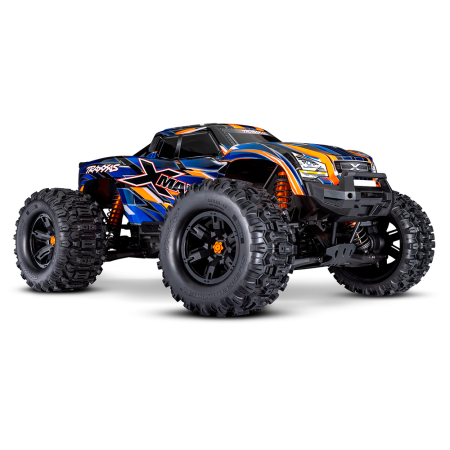 CARRO TRAXXAS X-MAXX BELTED BLX 8S TQI TSM ORANGE 77096-4