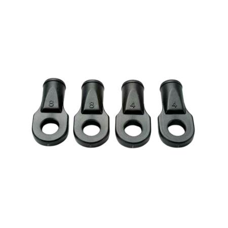 TRAXXAS ACC REVO ROD ENDS W/HOLLOW BALLS LARGE REAR 5348