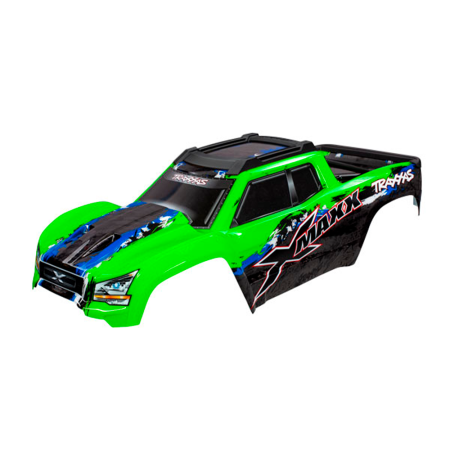 BOLHA TRAXXAS X-MAXX GREEN (DECALS APPLIED) 7811G