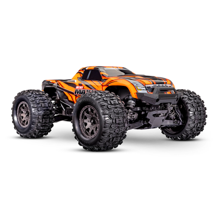 CARRO TRAXXAS MINI MAXX BL-2S 4WD RTR TQ ORANGE 107154-1