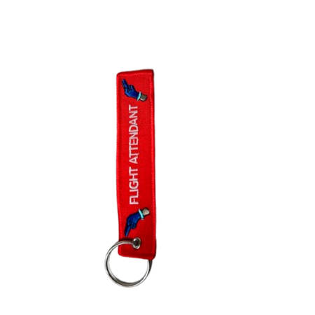 KEYCHAIN REMOVE BEFORE FLIGHT FLIGHT ATTENDANT (SIGN)
