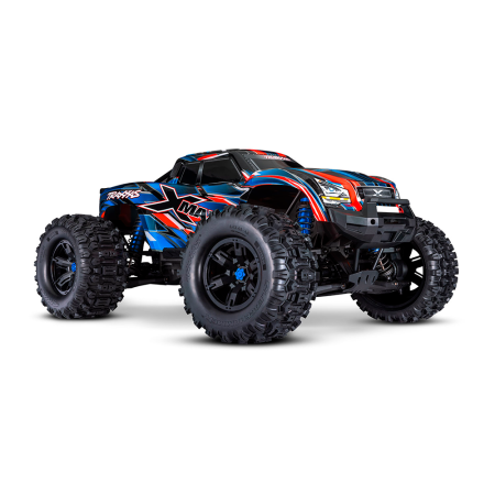CARRO TRAXXAS X-MAXX BELTED BLX 8S TQI TSM BLUE 77096-4