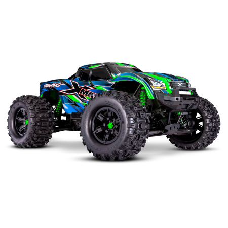 CARRO TRAXXAS X-MAXX BELTED BLX 8S TQI TSM GREEN 77096-4