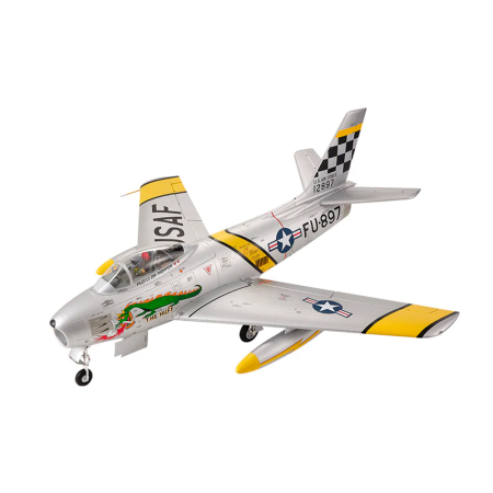 AVIAO FMS F-86 HUFF 80MM PNP SILVER FMS143PSL