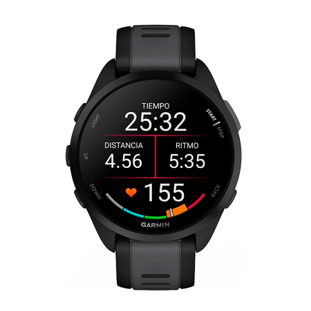RELOGIO SMARTWATCH GARMIN FORERUNNER 165 010-02863-AC AMOLED BLK/GRAY
