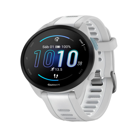 RELOGIO SMARTWATCH GARMIN FORERUNNER 165 010-02863-AD AMOLED WHITE